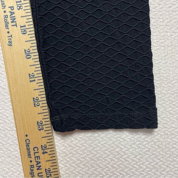 BoomBooty Legging Textured Pattern Black Size Large - Picture 13 of 13